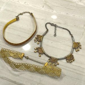 Gold chokers